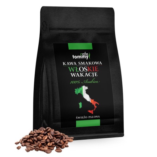 Zestaw prezentowy kawa mielona smakowa 5x150g Świeżo Palona -Tommy Cafe - obrazek 5