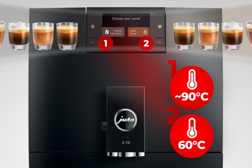 EKSPRES CIŚNIENIOWY DO KAWY JURA C9 AUTOMATYCZNY 1450W 15BAR PIANO BLACK - obrazek 8