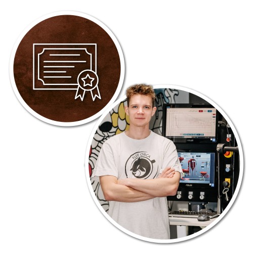 Kawa ziarnista 1kg ITALIANA BELLAGIO ROAST -Świeżo palona BLUE ORCA +GRATIS - obrazek 11