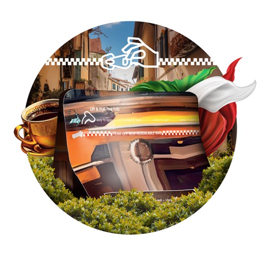 Kawa ziarnista 1kg ITALIANA BELLAGIO ROAST -Świeżo palona BLUE ORCA +GRATIS - obrazek 5