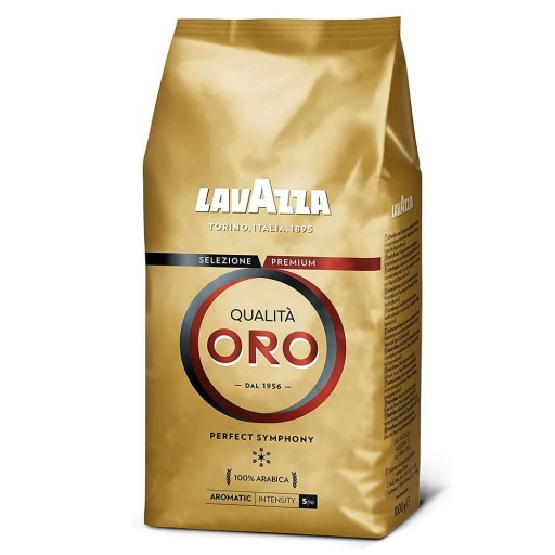 Kawa ziarnista Arabica Lavazza Qualita Oro 1000 g - obrazek 2