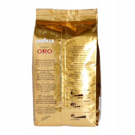 Kawa ziarnista Arabica Lavazza Qualita Oro 1000 g - obrazek 4