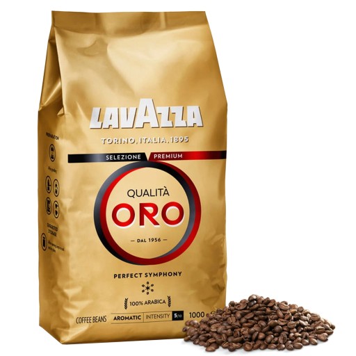 Kawa ziarnista Arabica Lavazza Qualita Oro 4 x 1 Kg - obrazek 2