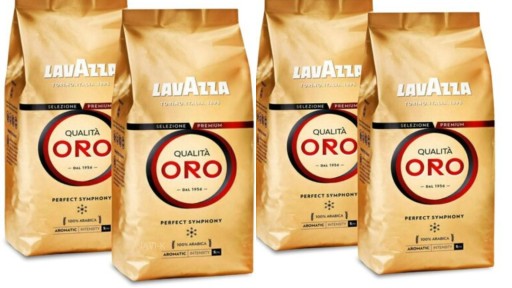 Kawa ziarnista Arabica Lavazza Qualita Oro 4 x 1 Kg - obrazek 8