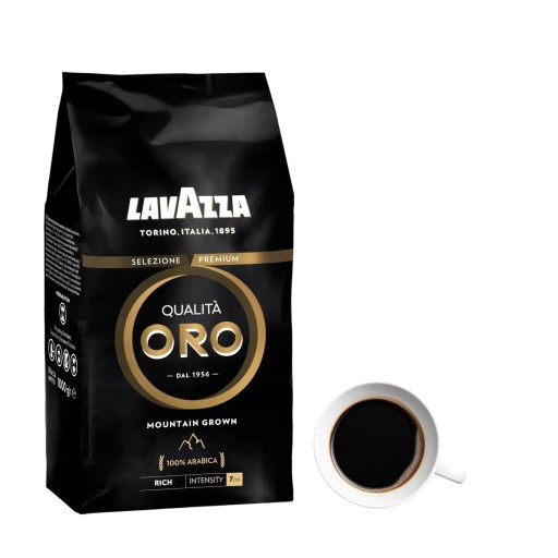 Kawa ziarnista Lavazza Qualità Oro Mountain Grown Arabica 100% 1 kg 1000 g - obrazek 12