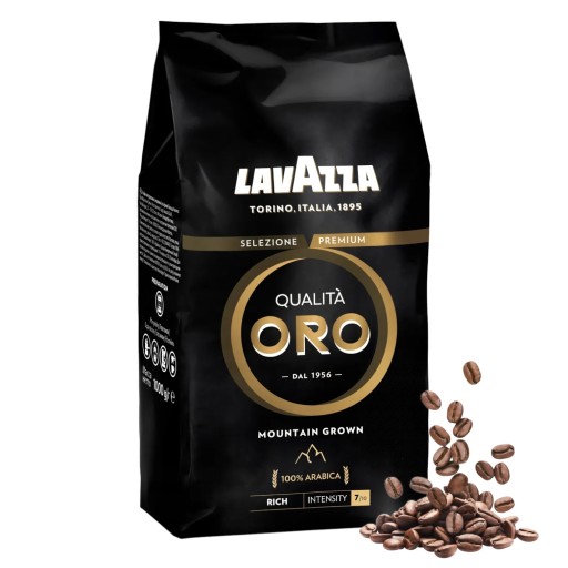 Kawa ziarnista Lavazza Qualità Oro Mountain Grown Arabica 100% 1 kg 1000 g