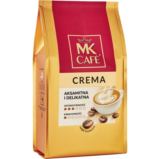 Kawa ziarnista MK Cafe Crema 1kg - obrazek 2